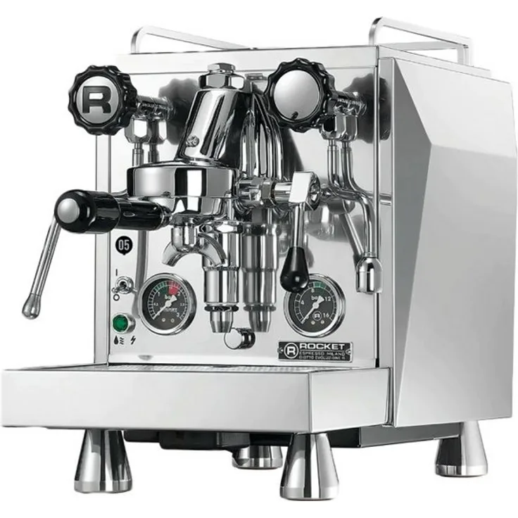 Rocket Espresso Cronometro R, Espressomaschine mit 1,8 l Boiler, PID Temperaturregelung und rotierender Pumpe