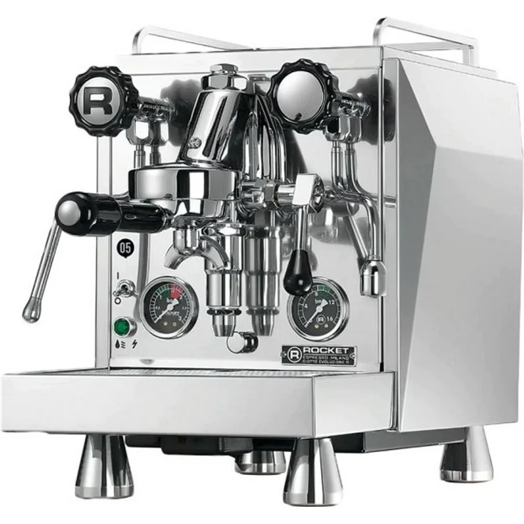 Rocket Espresso Cronometro R, Espressomaschine mit 1,8 l Boiler, PID Temperaturregelung und rotierender Pumpe
