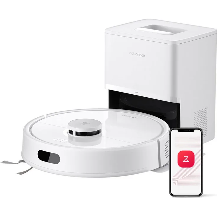 Roborock Saugroboter Q7 L5 Series, 8000 Pa Saugkraft, Dual Anti-Tangle System, Präzise LiDAR-Navigation, App-Steuerung, 2-in-1 Saugen & Wischen