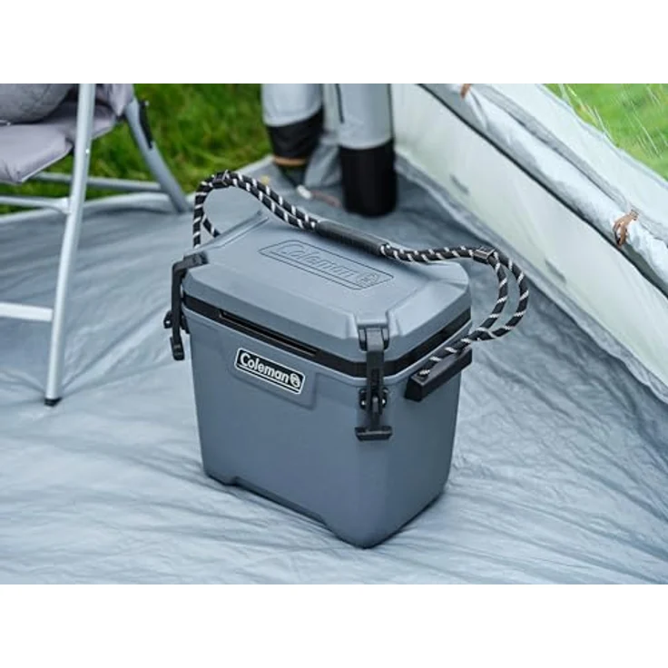 Coleman Convoy 28 QT, Kühlbox (29 l) mit antimikrobieller Innenbeschichtung, grau, bis zu 72 Stunden Kühlwirkung, integrierter Flaschenöffner – Bild 20