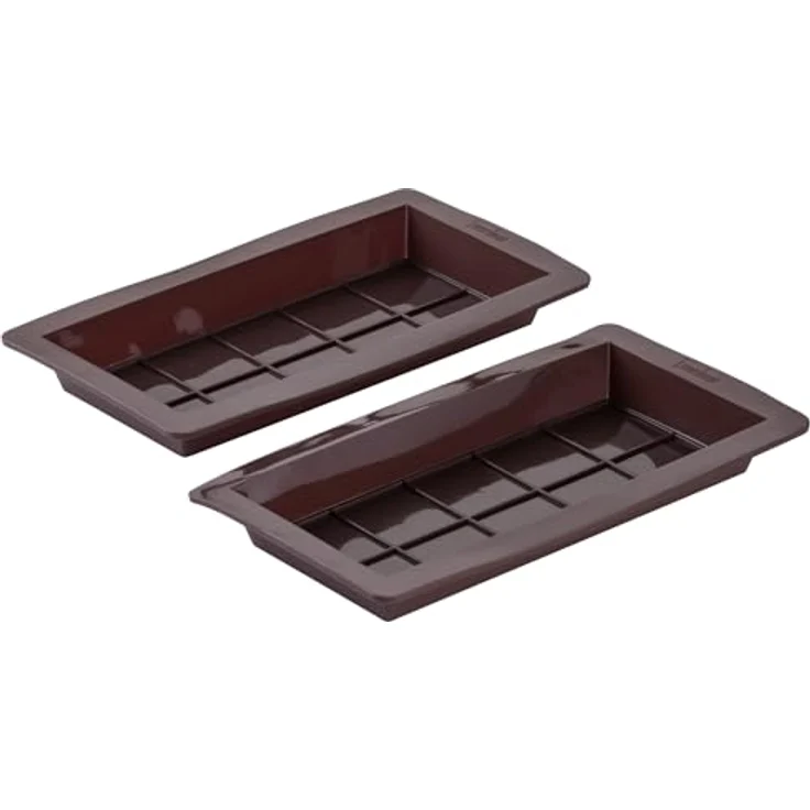 Zenker Silikon-Schokoladenform für Dubai Schokolade, 2er Set - spülmaschinenfest, fruchtsäureresistent, Designed in Germany – Bild 1