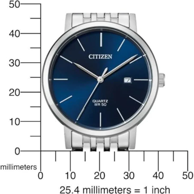 Citizen Herrenuhr Sports Quarz BI5070 57L, Quarzuhr, 40 mm, silber – Bild 6