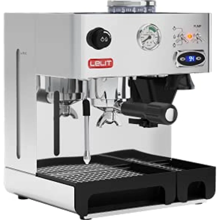 Lelit Anita PL042TEMD Espressomaschine Siebträgermaschine mit integrierter Kaffeemühle, PID-Temperaturregler – Bild 2