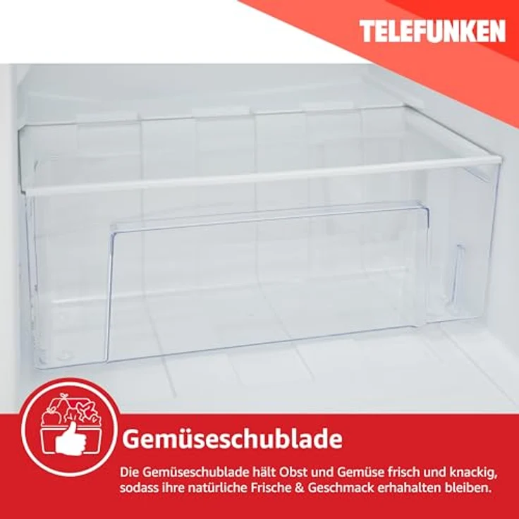 Telefunken C-135-100 Kühlschrank ohne Gefrierfach | Freistehend | 135 Liter | LED-Beleuchtung – Bild 9