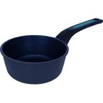 Arcos Serie Thera | Antihaft-Kochtopf 18 cm und 1,69L | Aluminiumguss | Geeignet für jede Küche | Ergonomischer Kunststoff- und Silikongriff | Energiesparsystem | Spülmaschinenfest | Schwarz und Blau