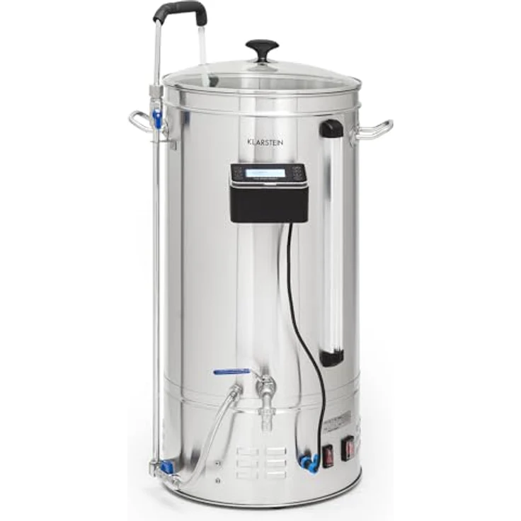 Klarstein Brauheld Smart 45, Bierzapfanlage mit 2500W, 45L Edelstahl, LCD Display, App-Steuerung, 11 Brauschritte – Bild 1