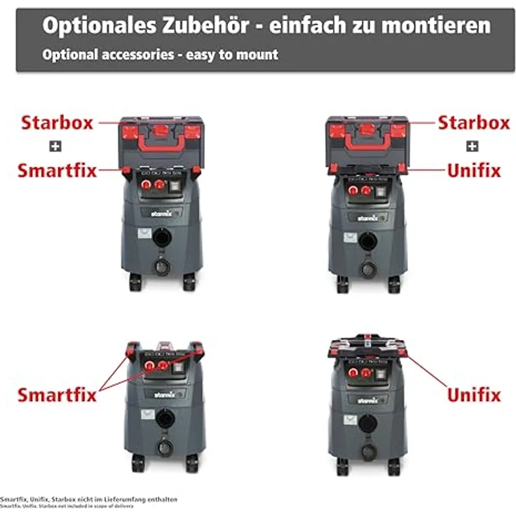 Starmix Nass- und Trockensauger IPULSE L-1635 BASIC 1600W, Hochleistungs Baustellensauger mit intelligenter Filterreinigung – Bild 8