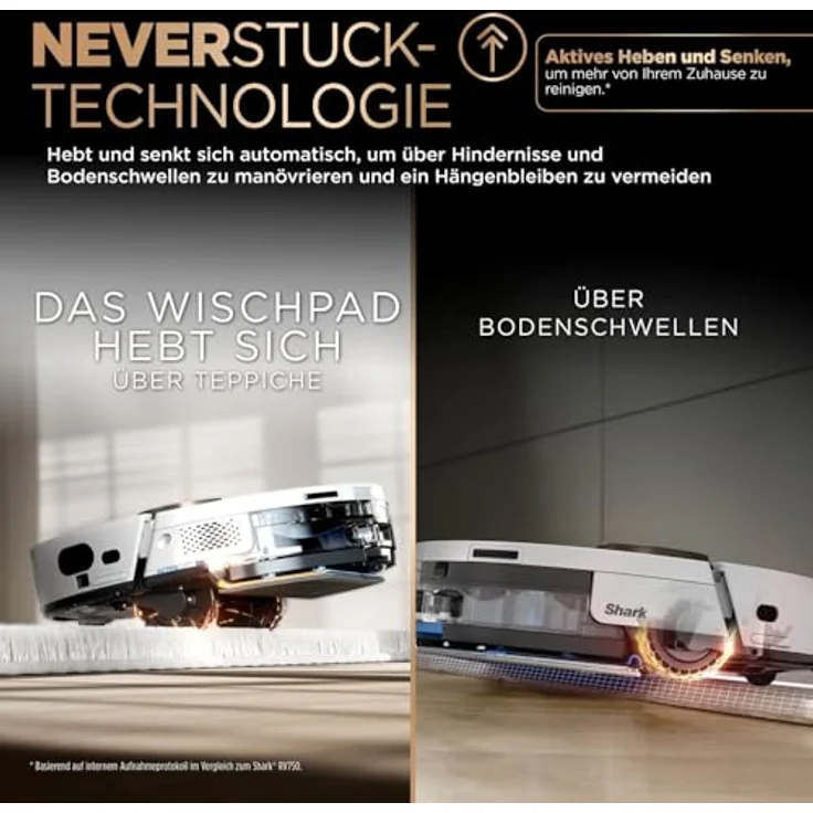 Shark PowerDetect NeverTouch Pro, 2-in-1 Saug- und Wischroboter mit selbstreinigender Basisstation – Bild 5