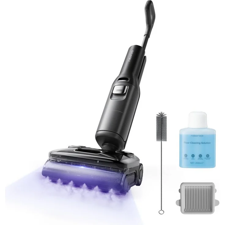 Roborock F25 Ultra, Nass-Trocken-Sauger mit 180 °C Dampfmopp, 22 kPa Saugkraft, Selbstreinigung und App-Fernbedienung, blau