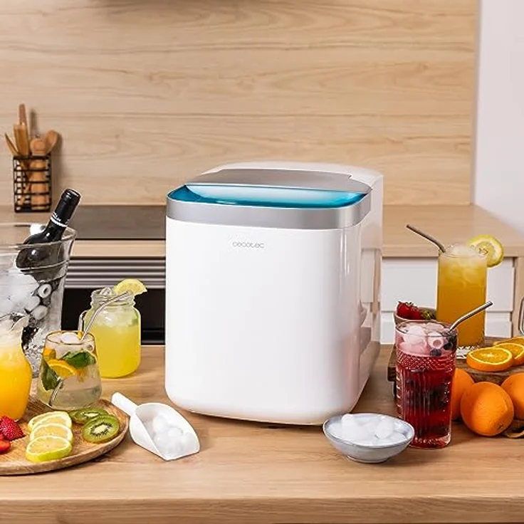 Cecotec Chillin' Ice 1500 Eismaschine, 150 W, tägliche Produktionskapazität 15 kg, Touch-Display, Steuerung mit App, Kontrollfenster, Selbstreinigung, Wasserstandsanzeige – Bild 4