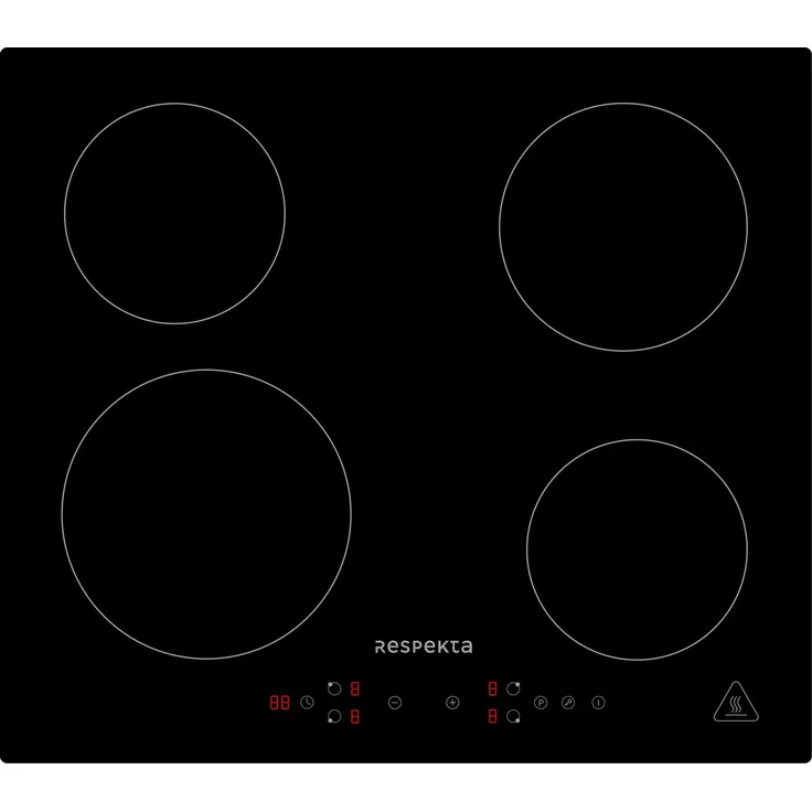 RESPEKTA Induktions-Kochfeld KM 4295I-28, Touch-Control, 4 Kochzonen, schwarz