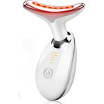 ZREE Gesichtsmassagegerät Elektrisches gegen Falten, EMS Gesichtsmassage, 45 ℃ V-Form Gesichtsschönheitsgerät, weiß