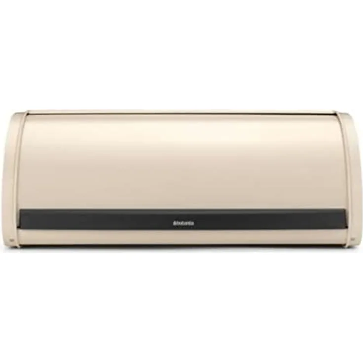 Brabantia - Rollbrotkasten - 2 Brote - Zusätzlicher Stauraum durch Flache Oberseite - Hält den Inhalt Frisch - Brotaufbewahrung - Küchenzubehör - Stahl - Soft Beige - 45 x 26 x 17 cm - Preisvergleich
