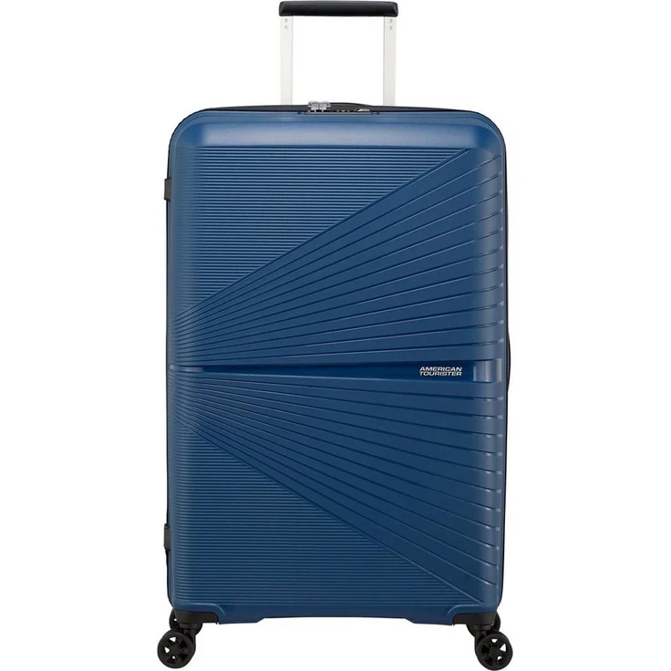 American Tourister® Hartschalen-Trolley Airconic 77, Leichtgewicht mit 4 Rollen und TSA-Zahlenschloss, Blau – Bild 1
