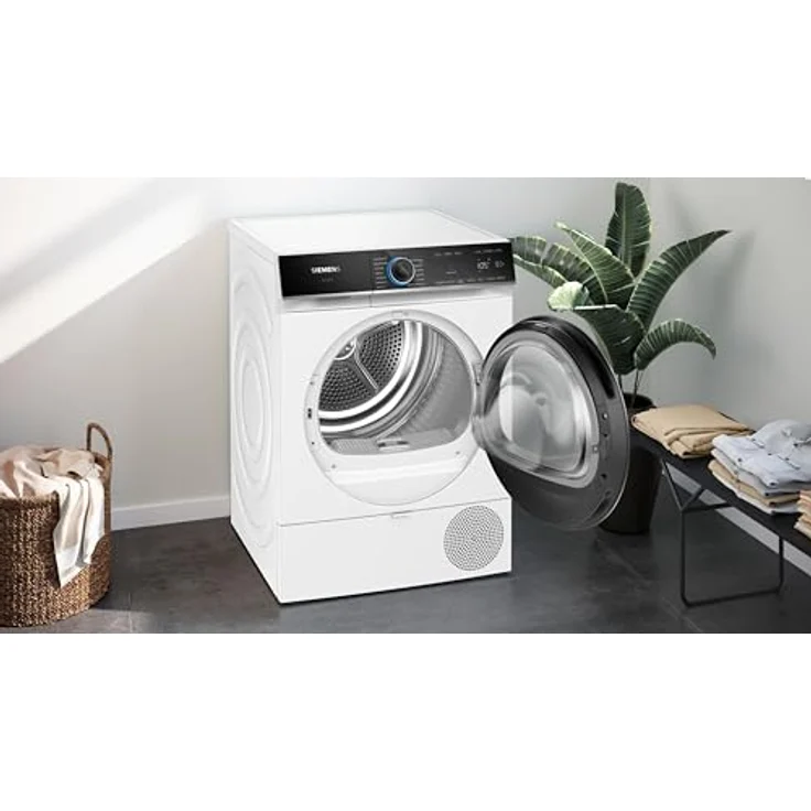 Siemens WQ46B2C40 iQ700 Smarter Wärmepumpen-Trockner 9 kg, varioSpeed-Trocknung, Selbstreinigender Kondensator, Fernsteuerung über App, Sprachsteuerung – Bild 3