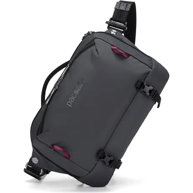 Pacsafe Pacsafe Exp Gürteltasche mit RFID Schutz, 36 cm, grau, 100% Polyester – Bild 2