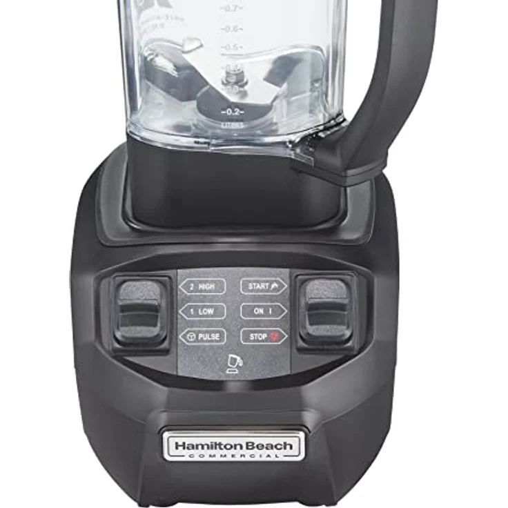 Hamilton Beach Commercial® Rio® Drink Blender HBB255-CE, 1.6HP, 1.4L BPA-frei, schwarzer Co-Polyesterbehälter, 220-240V – Bild 2