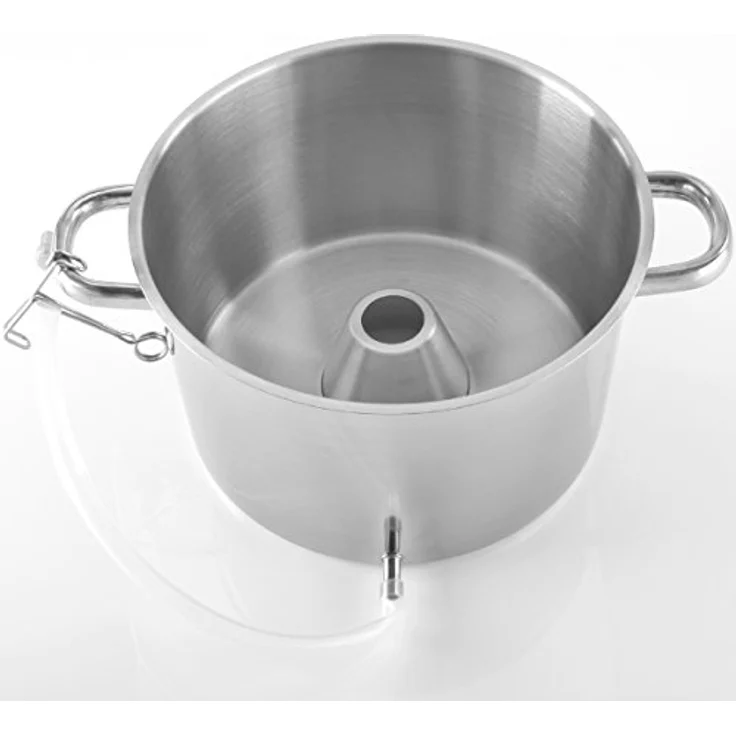Gräfenstayn Dampfentsafter Edelstahl 15L, spülmaschinengeeignet, rostfrei 18/10, mit 2 Silikon-Ablaufschläuchen, für alle Herdarten – Bild 3