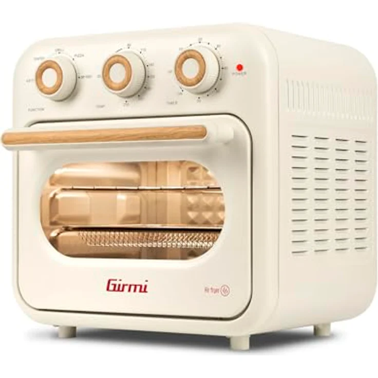 Girmi FG28 Ecofrit, 14 L Heißluftfritteuse & Multifunktionsofen, 1300W, Maxi-Lüfter, bis 230 °C, 5 Programme, Innenbeleuchtung, Rezeptbuch inklusive – Bild 1