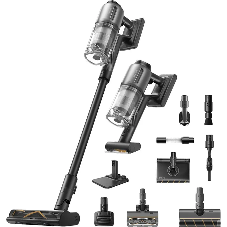 Dreame Z30 AquaCycle, 2-in-1-Stabstaubsauger, Beutellos, Schwarz, Trocken- und Nassreinigung, 310 AW, HEPA Filtration, bis zu 90 Min. Laufzeit