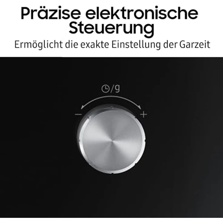 Samsung MG23K3614AW-EG Mikrowelle mit Grill, 23 Liter Garraum, 800 Watt, Keramik Innenraum, Standgerät – Bild 6
