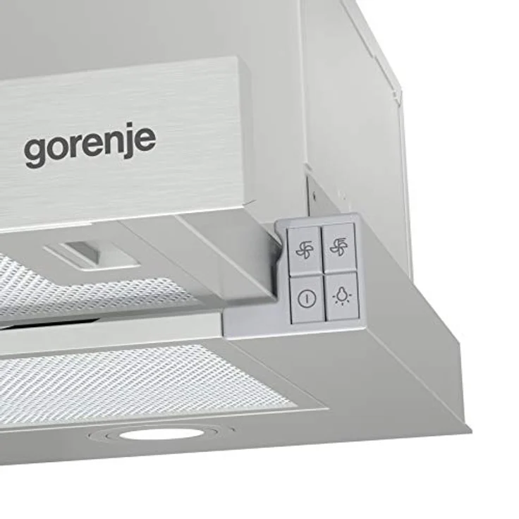 Gorenje Essential TH62E4X, Motorhaube, ausziehbar, Breite: 60 cm, Tiefe: 30.6 cm, Absaugung und Rückführung (mit zusätzlichem Rückführungsset), rostfreier Edelstahl – Bild 5