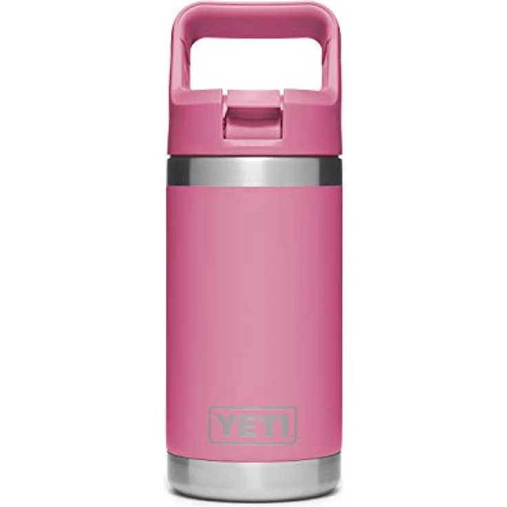 YETI Rambler Jr. Kinderflasche mit Strohhalmverschluss, 340 ml, Rosa – Bild 2