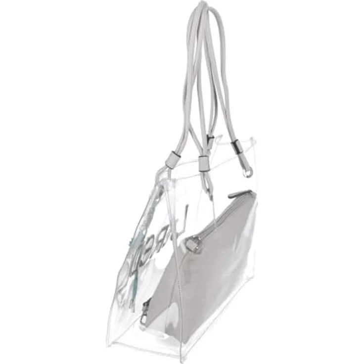 L.Credi Reja Shopper Tasche, 37 cm, grau, 100% Polyethylen, 37 x 13.5 x 29 cm – Bild 2