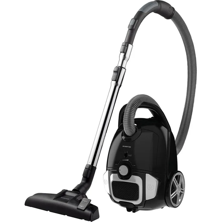 Inventum ST307ZZA, Staubsauger mit Beutel 3L, HEPA 14 Filter, schwarz, 12m Aktionsradius, leise 69 dB