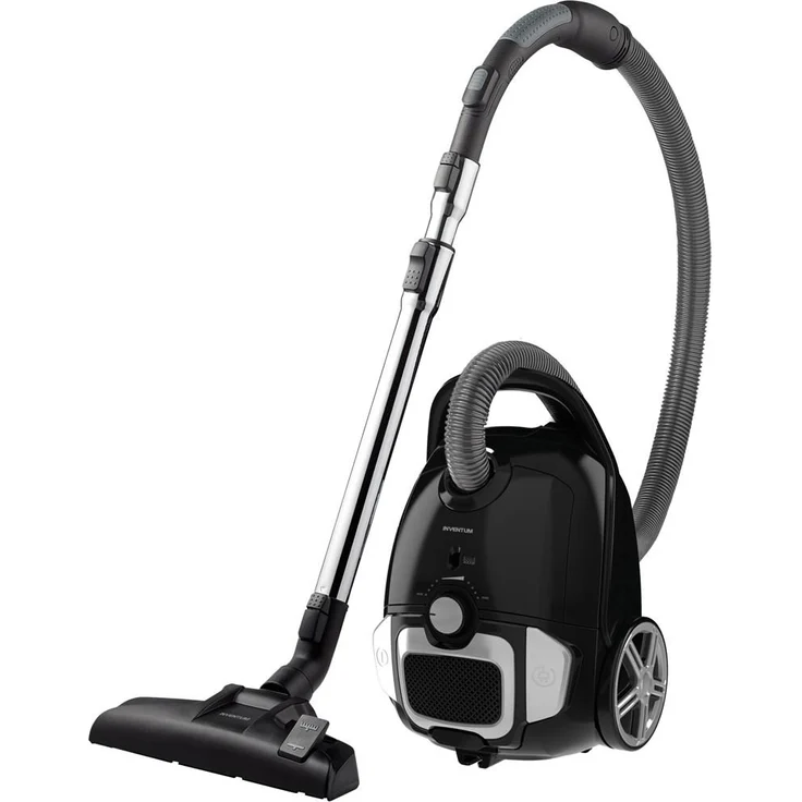 Inventum ST307ZZA, Staubsauger mit Beutel 3L, HEPA 14 Filter, schwarz, 12m Aktionsradius, leise 69 dB