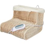 Pekatherm F55 - Fußwärmer 100W 30x30x23cm | Elektrischer Fußwärmer | Fußwärmer Stiefel | mit Herausnehmbaren Polstern Fußheizung | Warme Füße | Fußwärmerstiefel für Zuhause oder fürs Büro