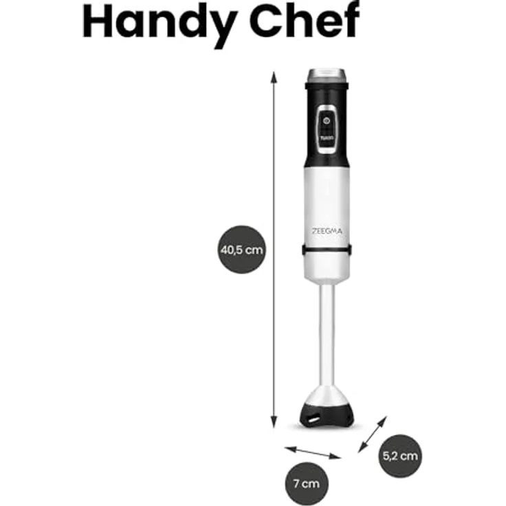 Zeegma Handy Chef, Stabmixer, Schwarz, Silber – Bild 9