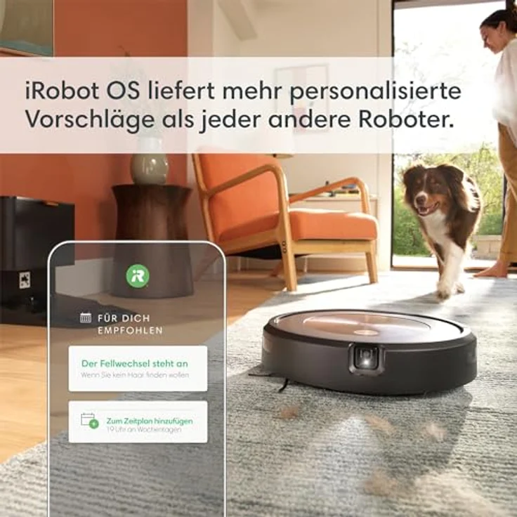 iRobot Roomba j9, Staubsauger Roboter, Bronze, Schwarz - Stärkster Saugroboter für groeßere Haushalte mit Haustierfunktionen – Bild 4