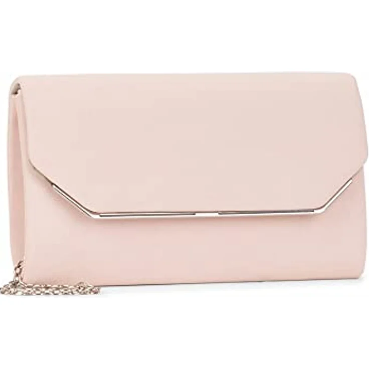Tamaris Amalia Clutch Bag, elegante Tasche in Rose mit geräumigem Fach, Maße 22 x 14 x 5,5 cm – Bild 2
