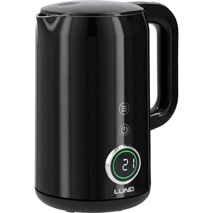 LUND Wasserkocher 1,7 l mit Temperatureinstellungsfunktion, 2200 W, schwarz, 360° Drehfuß, LED-Anzeige: Tests, Infos & Preisvergleich