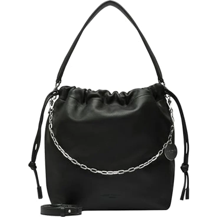 Liebeskind Lya Shopper Tasche, 100% Leder, 43 cm x 16 cm x 32 cm, schwarz – Bild 1