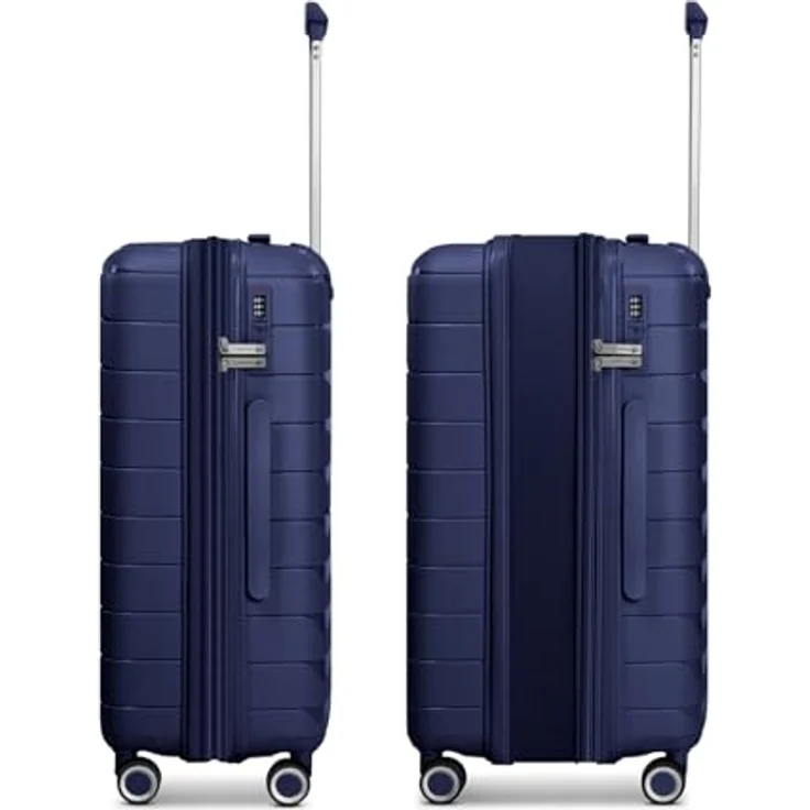 Franky Handgepäck-Trolley London, Polypropylen, 4 Rollen, TSA-Schloss, Dehnfalte – Bild 4