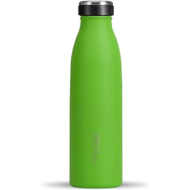 720°DGREE Edelstahl Trinkflasche “milkyBottle” - 500ml, BPA-frei, auslaufsicher, kohlensäure geeignet, ideal für Kinder, sportlich und schulegerecht – Bild 1