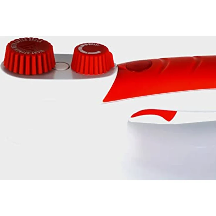 Rotel Professional Extra Dampfbügeleisen Edelstah-/ Keramiklsohle 5bar 800W hoher Dampfdruck beste Gleitfähigkeit kein Verbrennen/Versengen von Textilien … (Edelstahlsohle Rot) – Bild 5
