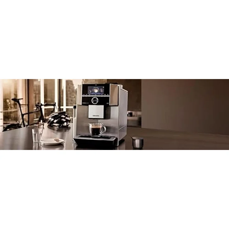Siemens TI9553X1RW EQ.9 plus connect s500 Kaffeevollautomat, 1500 Watt, automatische Dampfreinigung, Baristamodus, iAroma, Edelstahl, mit Milchsystem und integriertem Mahlwerk – Bild 4