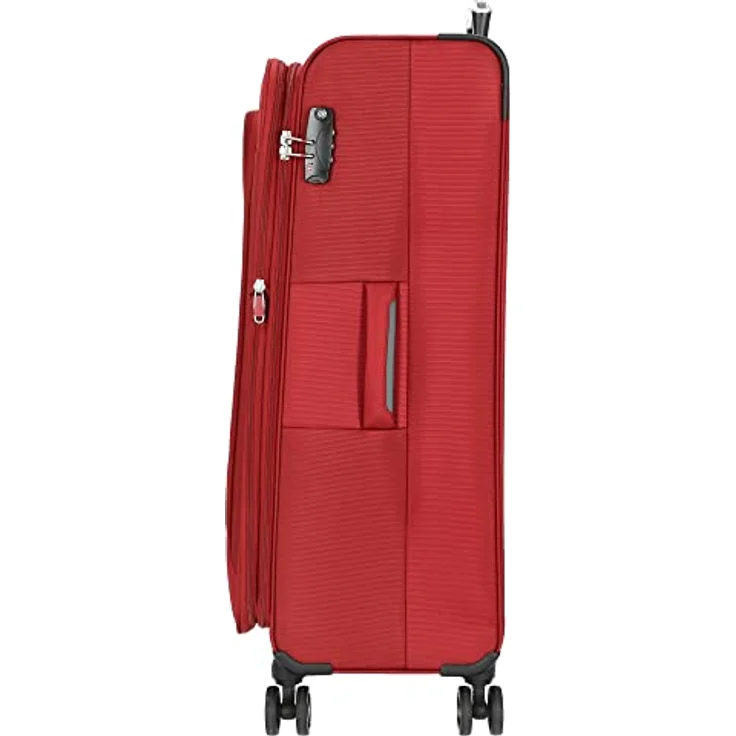 D&N Travel Line 6404 Koffer, 78 cm, 100L, Bordeaux – Bild 3