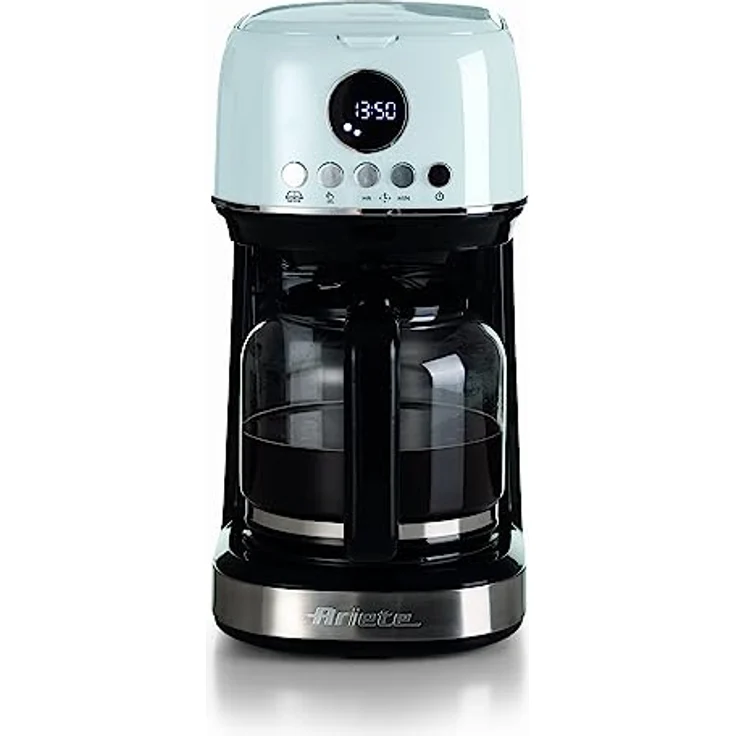 Ariete 1396 Moderne Filterkaffeemaschine, Amerikanischer Kaffee, Kapazität bis zu 15 Tassen, Heizboden, LCD-Display - Schwarz – Bild 2