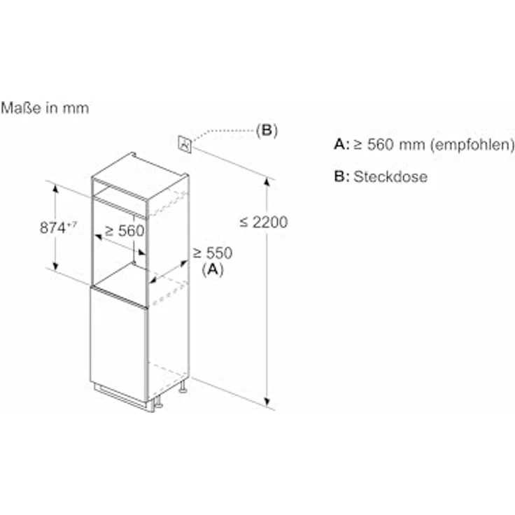 Bosch KIL22VFE0 Serie 4 Kühlschrank, Einbau, Höhe 88 cm, Energieklasse E – Bild 12