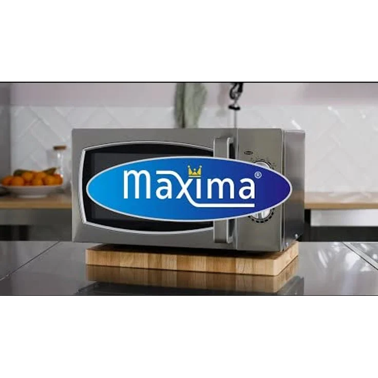 Maxima Horeca Mikrowelle, 900W mit 6 Programmen, 25L, Edelstahl, für Platten bis Ø33 cm – Bild 8
