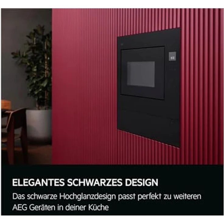 AEG Mikrowelle NMB6S171SB, 17 l, mit Kindersicherung, Elektronikuhr und Quick-Start-Funktion, Problack – Bild 7