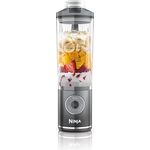 Ninja BC251EUGY, Tragbarer Mixer, 0,57 l, leistungsstarker Eis-Crusher, grau-transparent, kabellos, Auto-iQ-Technologie