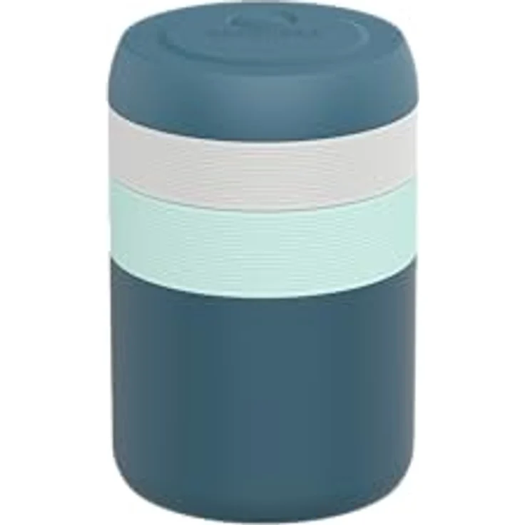Kambukka Bora Lunchbox, 600 ml, doppelwandig, vakuumisoliert, 100% auslaufsicher, Türkis-Blau – Bild 6