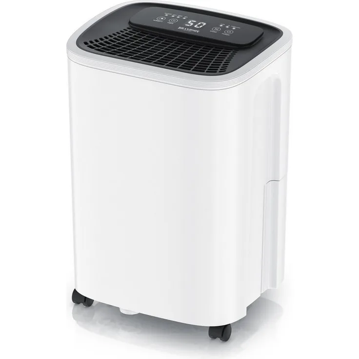 Brandson Luftentfeuchter mit Kompressor, 10L/Tag, 2,3L Tank, WiFi & App-Steuerung, für Räume bis 40m³, mit Timer und Defrosting