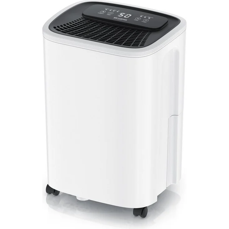Brandson Luftentfeuchter mit Kompressor, 10L/Tag, 2,3L Tank, WiFi & App-Steuerung, für Räume bis 40m³, mit Timer und Defrosting
