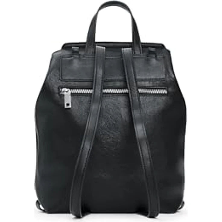 Desigual Half City Rucksack, 32 cm, schwarz, aus 100% Polyurethan, kompakte Größe 21 cm x 14 cm – Bild 2